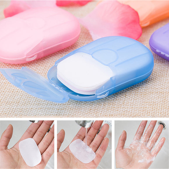 20 40 50 100 pcs/Box Travel Washing Hand Bath Soap